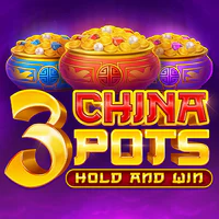 3 china pots